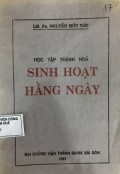 Học tập thánh hóa sinh hoạt hằng ngày