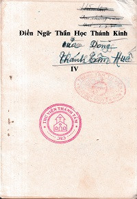 Điển ngữ thần học Thánh Kinh (t4)