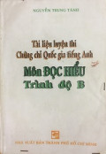 Tài liệu luyện thi chứng chỉ quốc gia tiếng Anh - Môn Đọc hiểu trình độ B