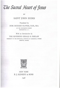 The sacred heart of Jesus by saint John Eudes