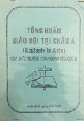 Tông huấn Giáo Hội tại Á Châu (Ecclesia in Asia)