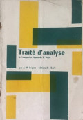 Traité d'analyse - À L'usage des classes du second degré - N 107