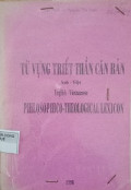 Từ vựng triết thần căn bản Anh - Việt