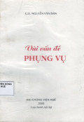 Vài vấn đề phụng vụ