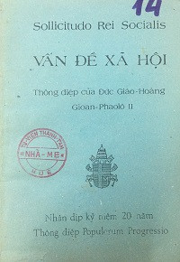 Thông điệp Sollicitudo Rei Socialis - Vấn Đề Xã Hội