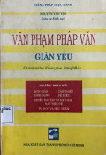Văn phạm Pháp văn