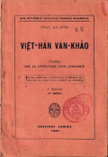 Việt - Hán Văn - Khảo