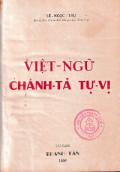 Việt ngữ chánh tả tự vị