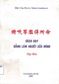 Sách dạy Đấng làm người sửa mình (t2)