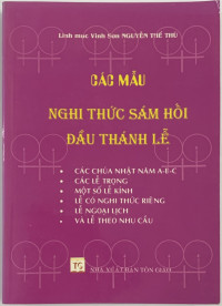 Các mẫu nghi thức sám hối đầu Thánh Lễ