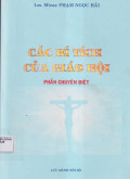 Các Bí tích của Giáo Hội - Phần chuyên biệt