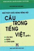 Ngữ pháp chức năng tiếng Việt (t1) Câu trong Tiếng Việt
