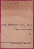 Học Thuyết Kitô Giáo (t1)