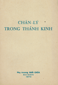 Chân lý trong Thánh Kinh