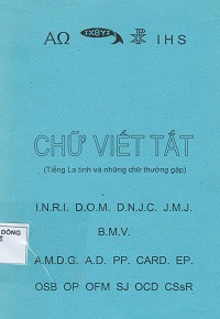 Chữ viết tắt (Tiếng La tinh và những chữ thường gặp)
