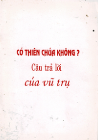Có Thiên Chúa không? - Câu trả lời của vũ trụ