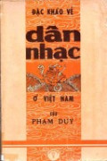 Đặc khảo về dân nhạc ở Việt Nam