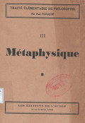 Traité Élémentaire de Philosophie (III)