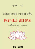 Công cuộc đấu tranh của Phật giáo Việt Nam