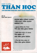 Hợp tuyển Thần học - s48: Giáo hội Công giáo với các tôn giáo khác