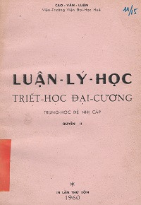 Luận lý học - Triết học đại cương