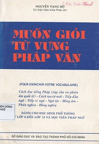 Muốn giỏi từ vựng Pháp Văn
