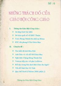Những thách đố của Giáo hội Công giáo (s6)