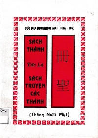 Sách Thánh - Tức là sách truyện các Thánh (Tháng 11)