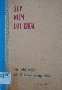 Suy niệm Lời Chúa các Chúa nhật và lễ trọng trong năm