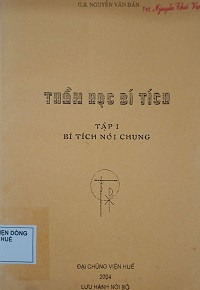 Thần học bí tích (t1)