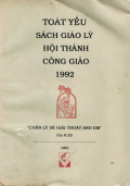 Toát yếu sách giáo lý Hội Thánh Công Giáo 1992