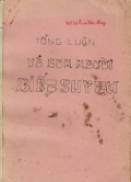 Tổng luận về con người biết suy tư