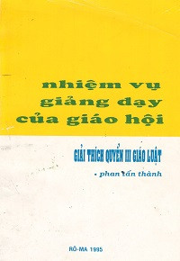 Nhiệm vụ giảng dạy của Giáo hội (q3) Giải thích giáo luật