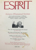 Esprit - Lectures d'Emmanuel Levinas