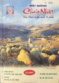 Bài giảng Chúa nhật (12/2007)