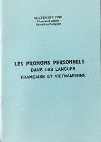 Les Pronoms Personnels Dans Les langues Francaise Et Vietnamienne