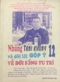 Những trái khuấy và đôi lời góp ý về đời sống tu trì (12)