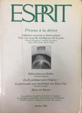 Esprit - 1995/T10: Prisons à la dérive