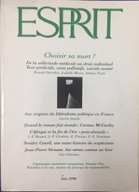 Esprit - 1998/T6: Choisir sa mort?