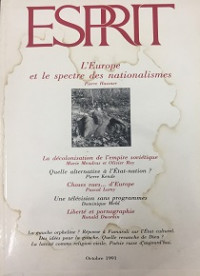 Esprit - 1991/T10: L'Europe et le spectre des nationalismes